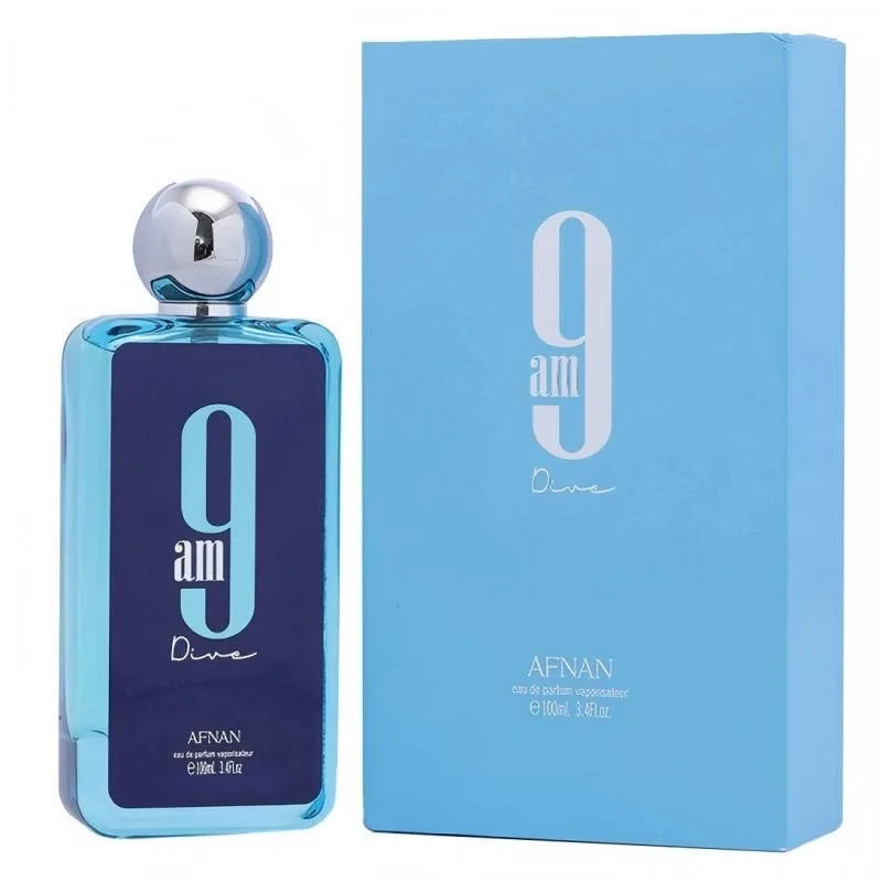 Afnan 9 AM Diving Unisex Eau De Parfum Alcohol Free