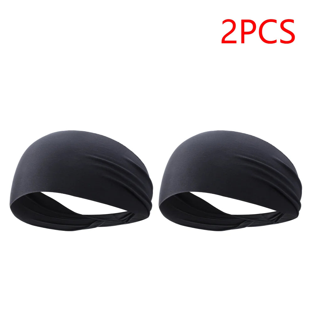 APWIKOGER Sports Headbands for Men and Women Elastic Sweatbands