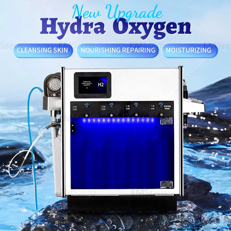 Portable Hydra Water Peeling Face Tightening Dermabrasion Skin Care Facial Deep Cleansing Oxygen Hydro Machine For Spa