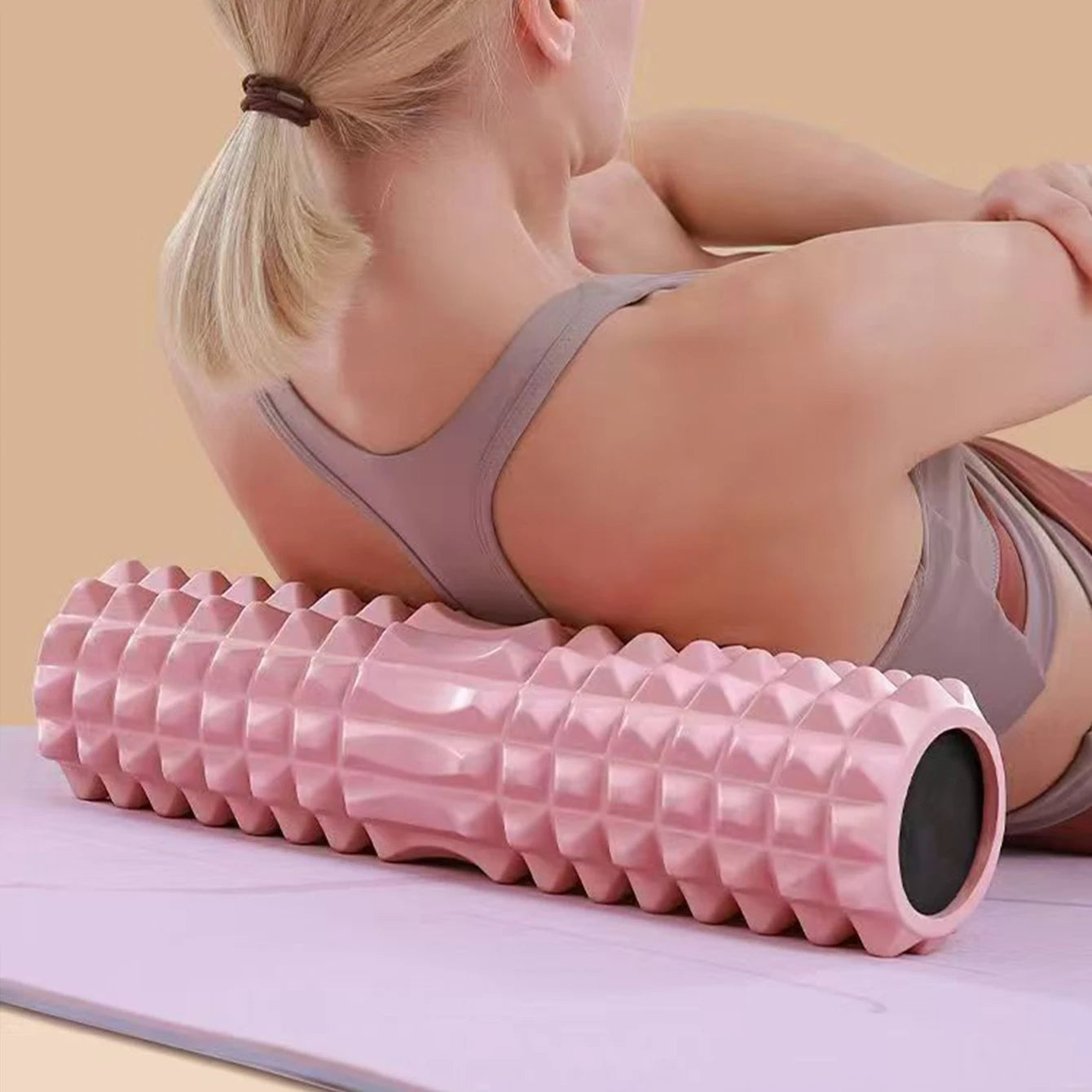 Yoga Foam Roller Massage Block Set Deep Tissue Relief