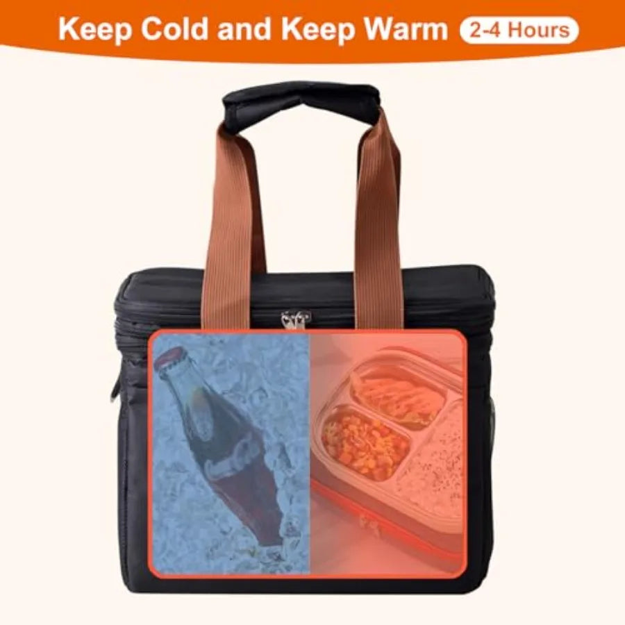 Insulated Lunch Bag Leakproof Soft Cooler For Everyday Use