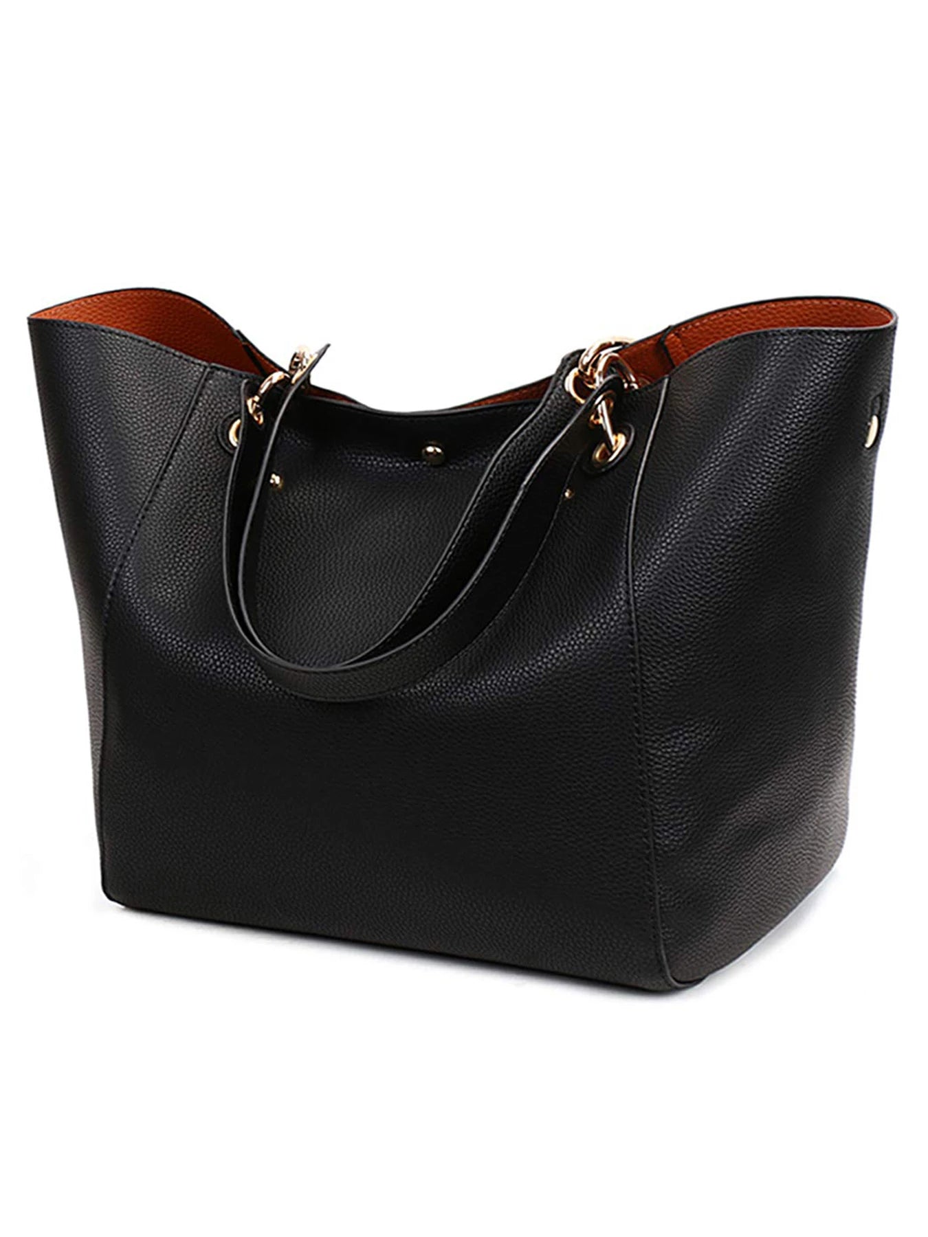 Pahajim PU Leather Tote Bag Waterproof Handbag For Women