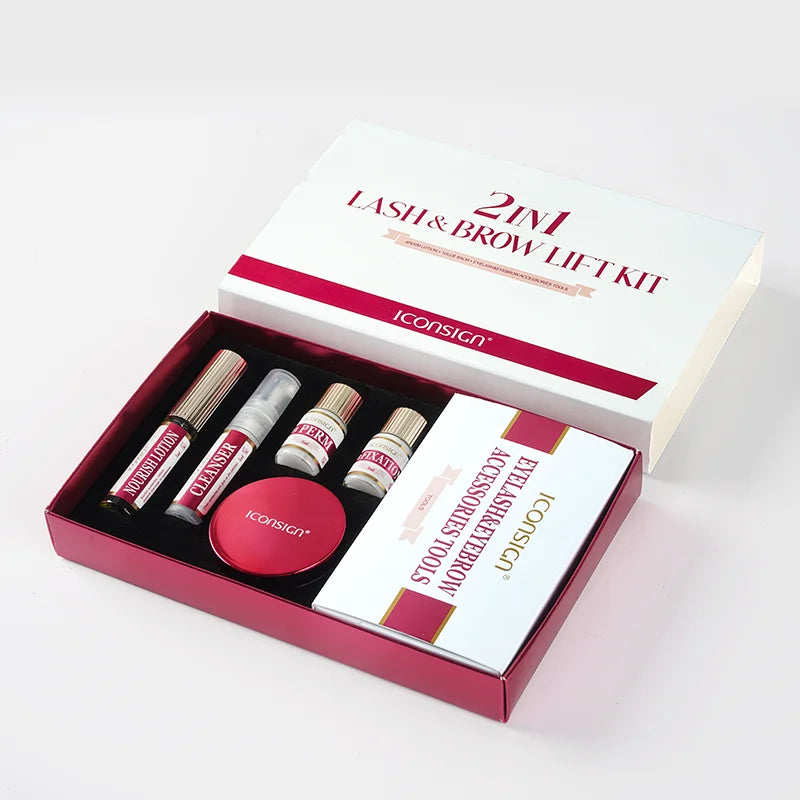 ICONSIGN 2-In-1 Lash And Brow Lifting Kit For Professional Results