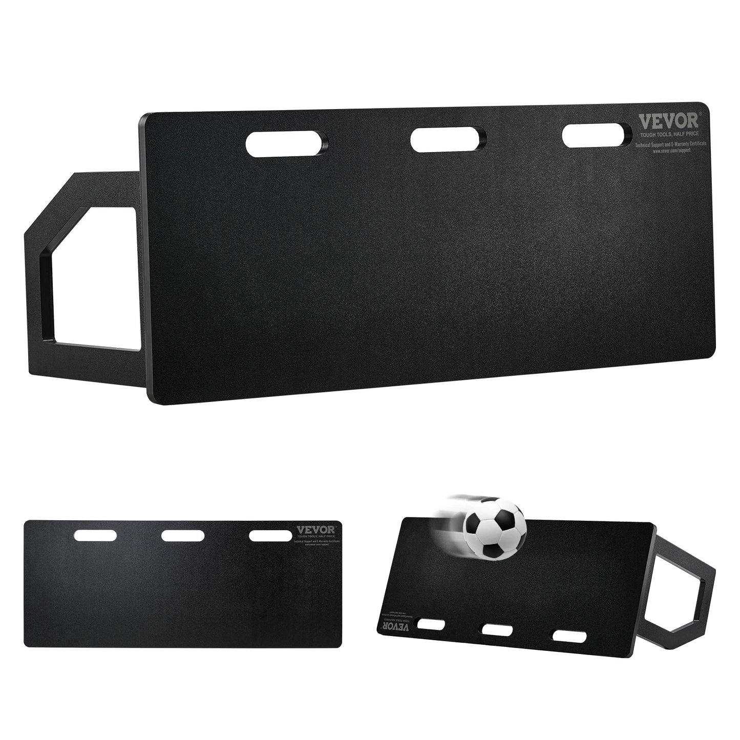 Soccer Rebounder Board Portable Wall With 2 Angles Foldable HDPE