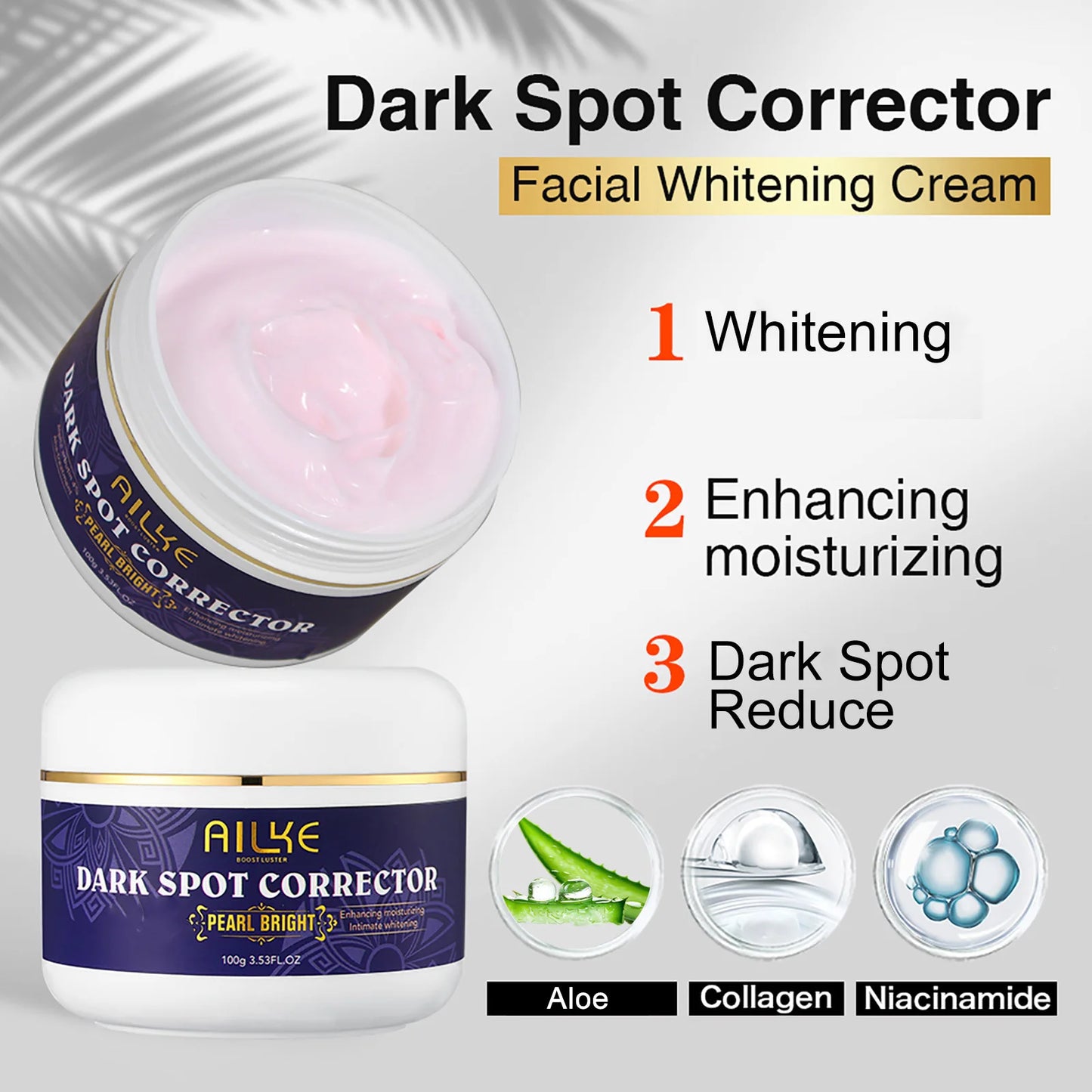 AILKE Dark Spots Remover Cream For Armpits Elbows Legs