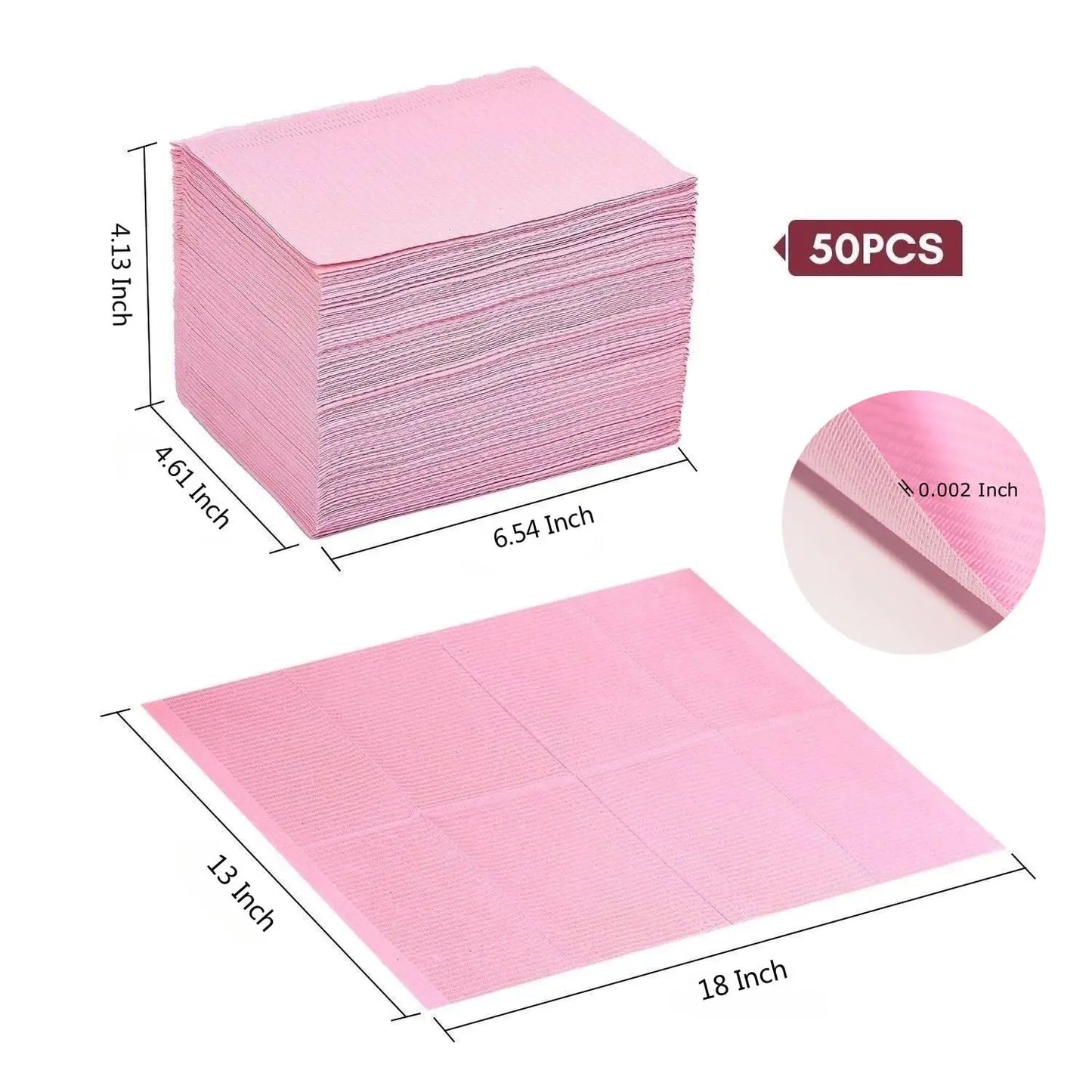 Makartt Disposable Nail Mats 50Pcs Foldable Paper Towels