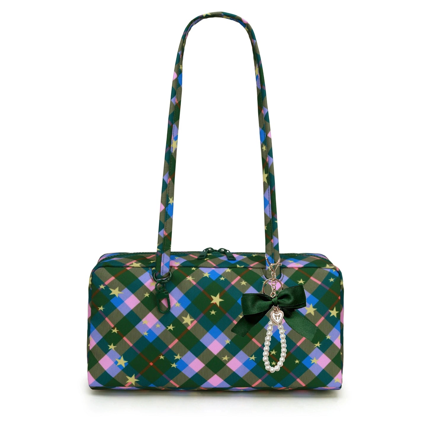 Women's Nylon Slouchy Tote Bag With Zipper Closure