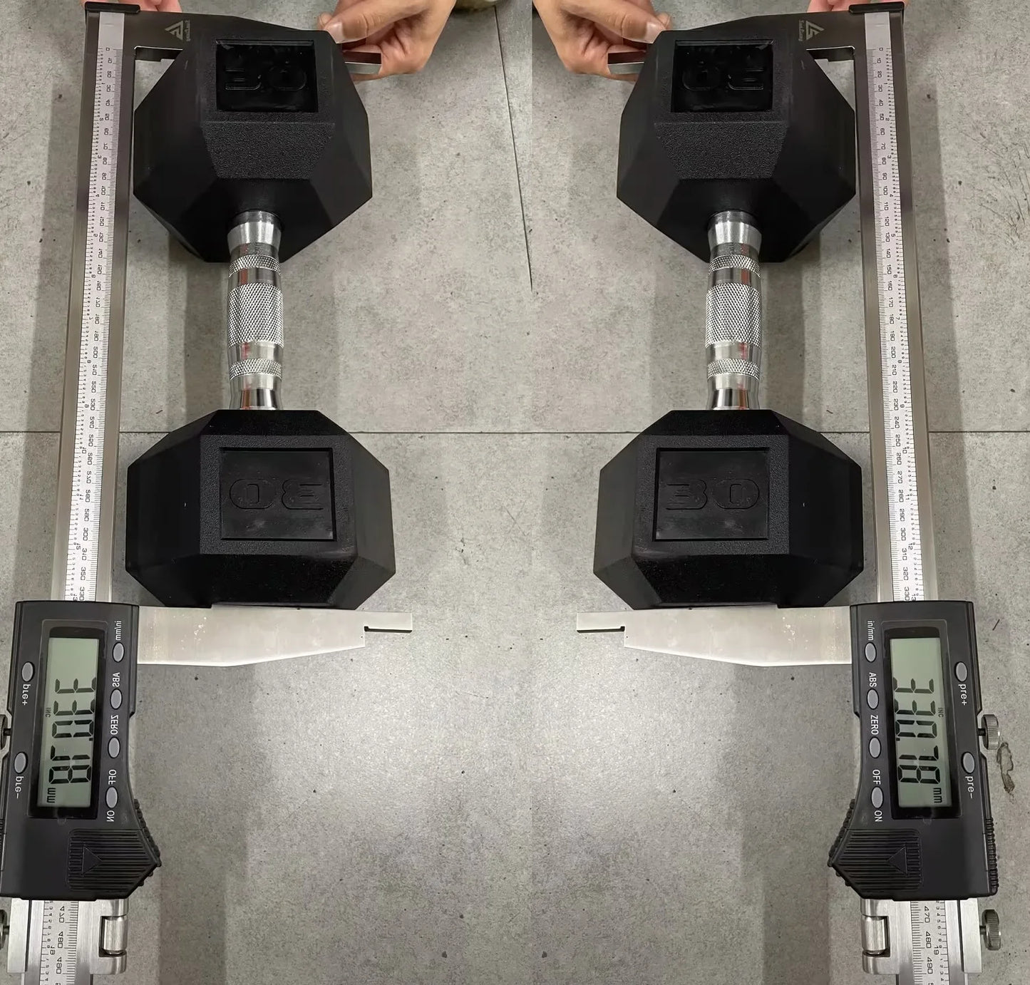 Rubber Hex Dumbbell Set For Arms And Chest Training