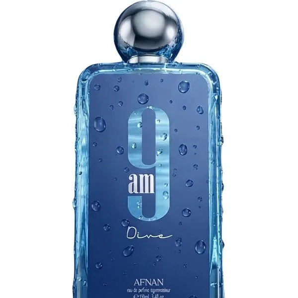 Afnan 9 AM Diving Unisex Eau De Parfum Alcohol Free