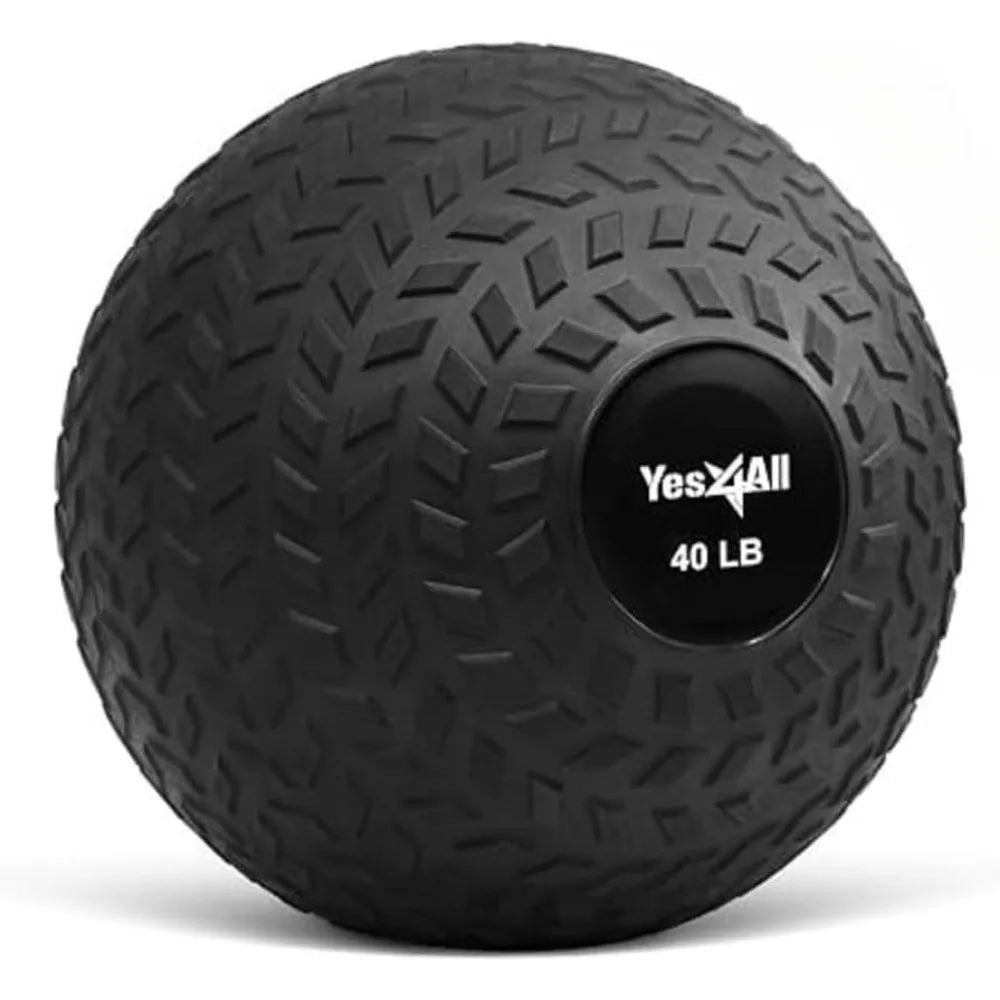 Yes4All Slam Ball Durable PVC Sand Filled for Core Strength