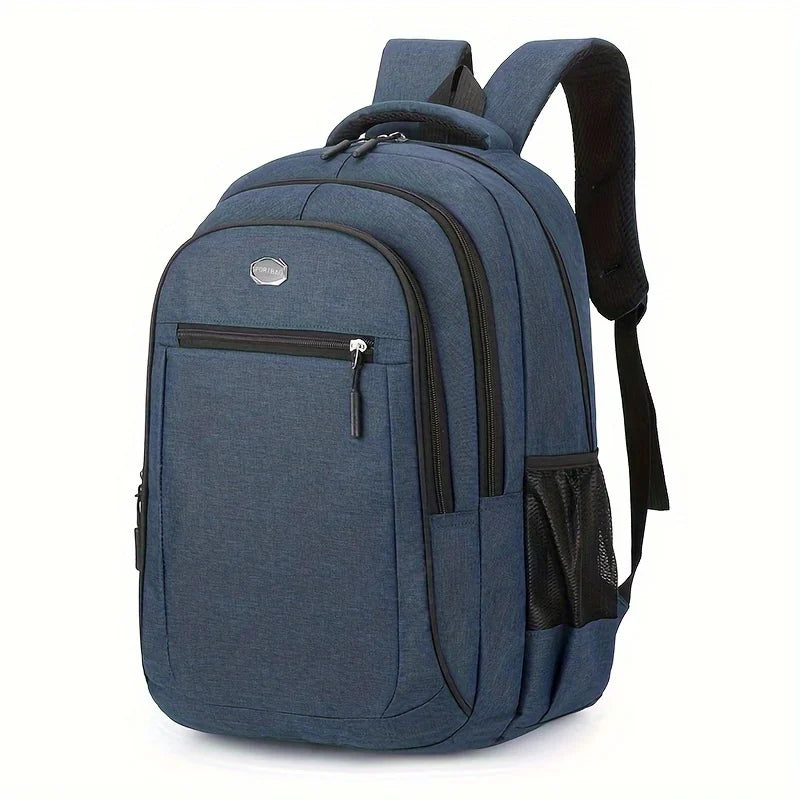 Unisex Wear-Resistant Laptop Backpack With Multi-Pocket Design