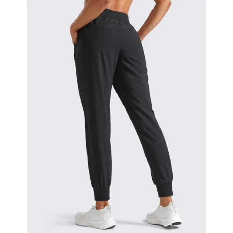 CRZ YOGA Womens Lightweight Joggers Travel Casual Outdoor Running Pants
