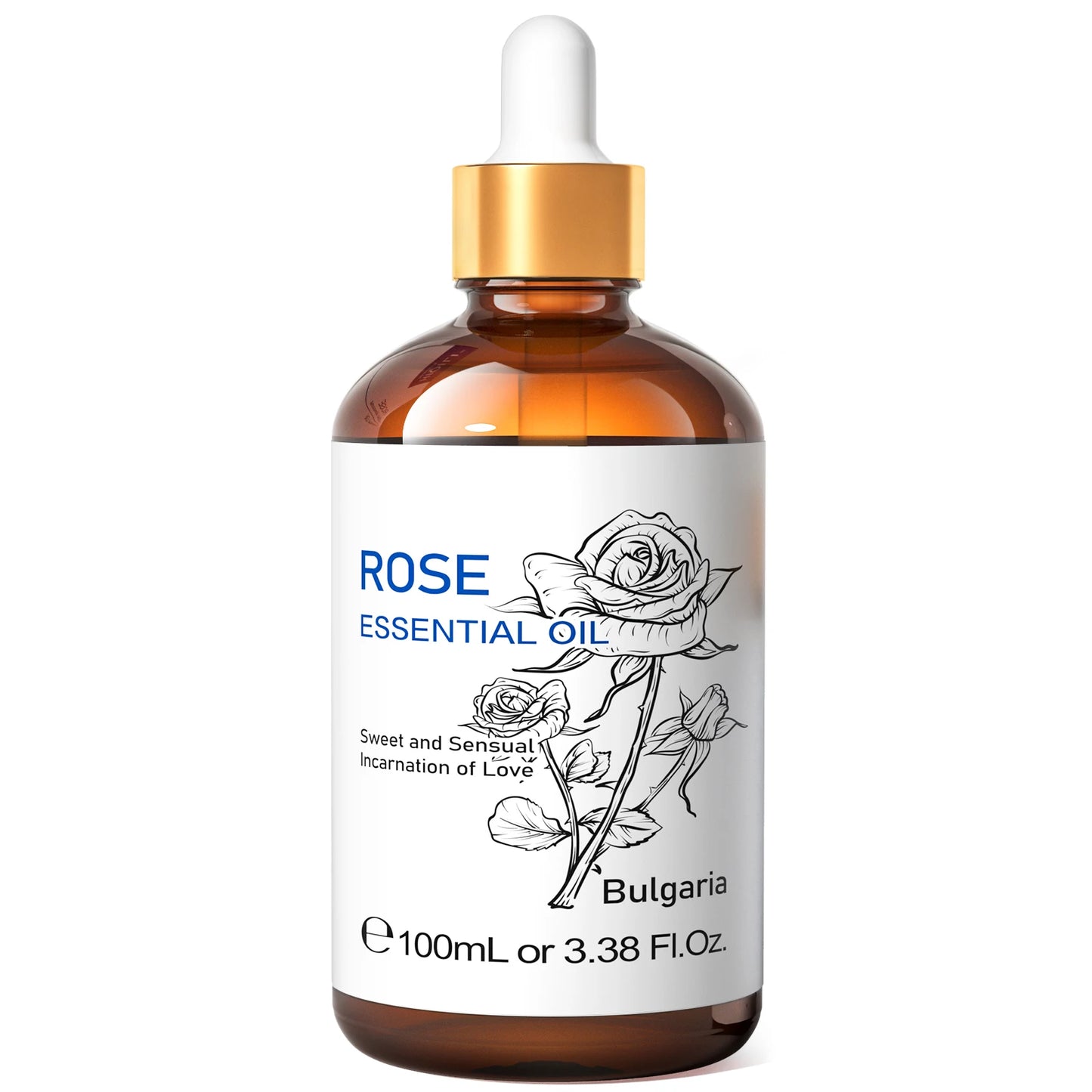 100ML Tangerine Essential Oils, HIQILI  Undiluted Premium Citrus Oil for Cleaning Spray, Air Freshener, Diffuser, Massage, Soaps