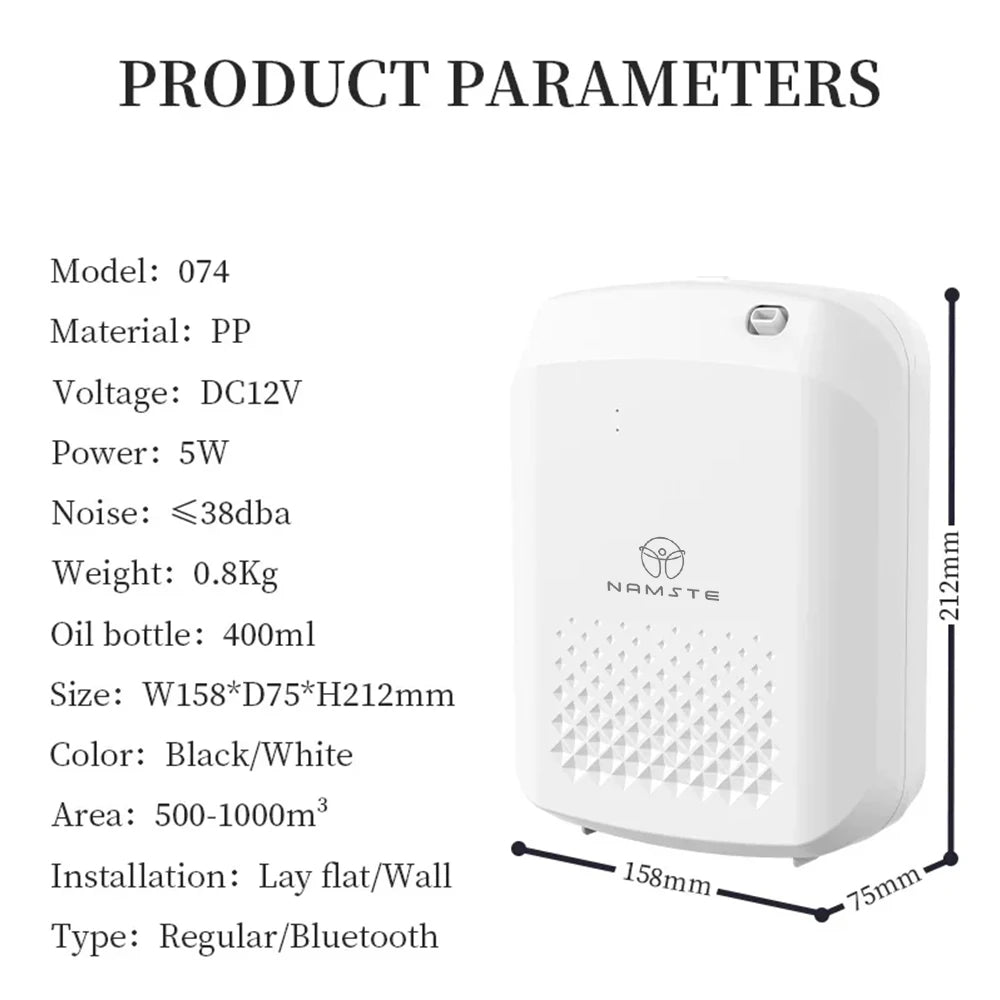 NAMSTE Smart Aroma Diffuser Bluetooth Control For Large Rooms