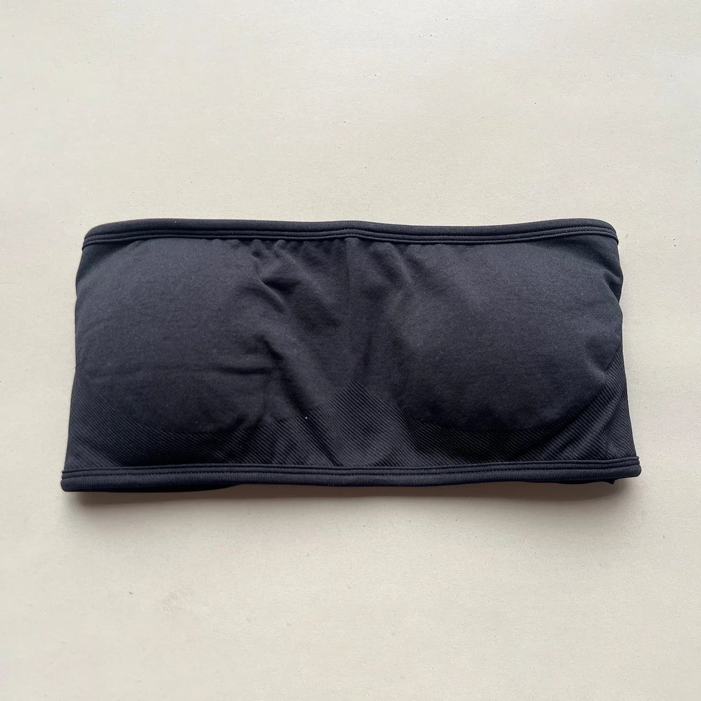 Backless Bandeau Sports Bra For Yoga And Gym Seamless Scrunch