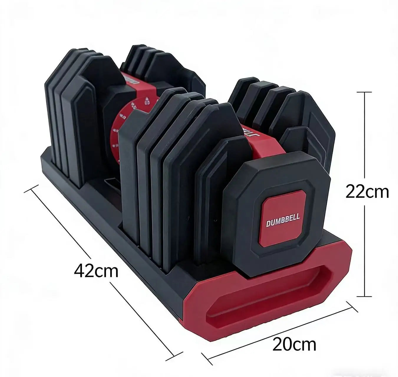 Auto-Locking Adjustable Dumbbell For Full-Body Home Gym Training