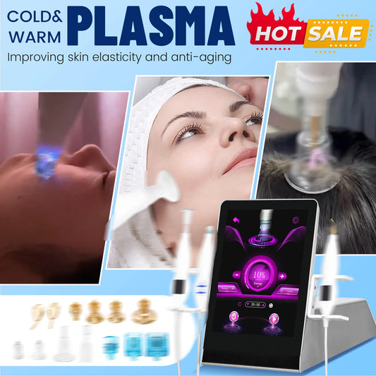 8 In 1 Cold Hot Plasma Pen For Nail Fungus Removal Skin Rejuvenation Acne Scar Treatment Wrinkle Remover