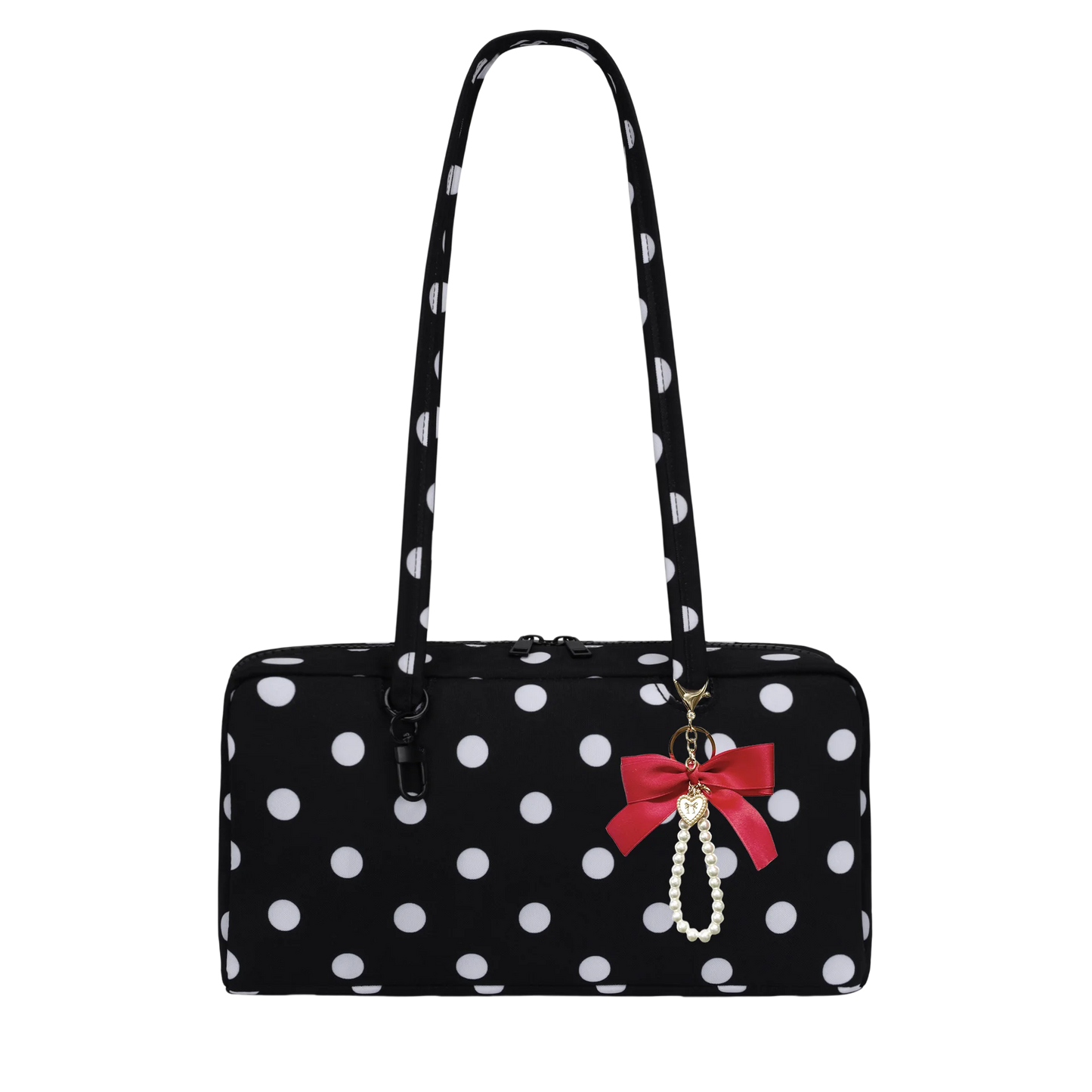 Women's Nylon Slouchy Tote Bag With Zipper Closure