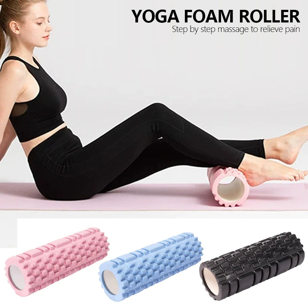 Yoga Foam Roller Massage Block Set Deep Tissue Relief