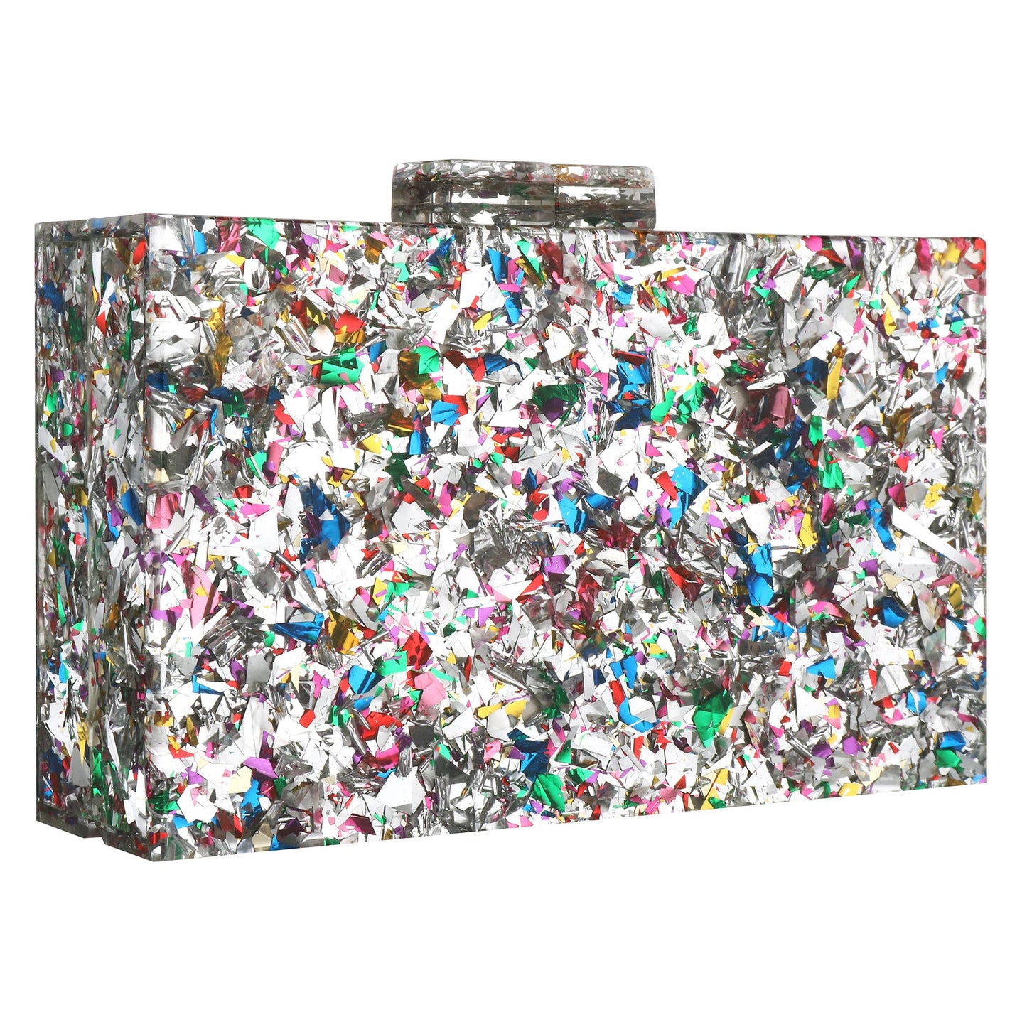 Acrylic Luxury Wedding Chain Handbag Box Clutch For Women