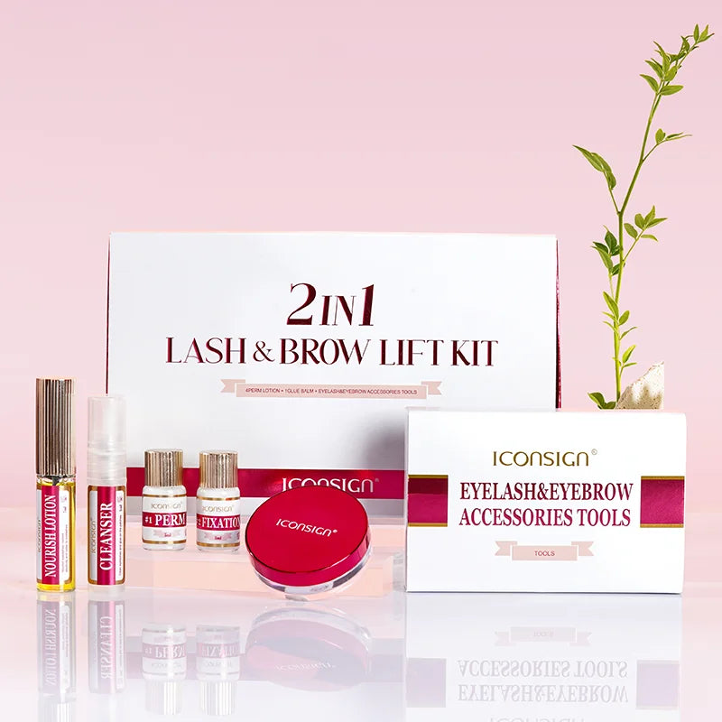 ICONSIGN 2-In-1 Lash And Brow Lifting Kit For Professional Results