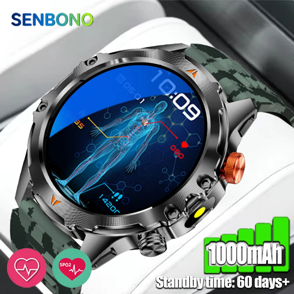 SENBONO Smartwatch Heart Rate Blood Oxygen Fitness Tracker