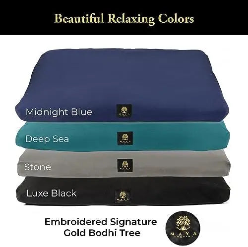 YTYIN Organic Meditation Mat Zabuton Floor Pillow For Knees