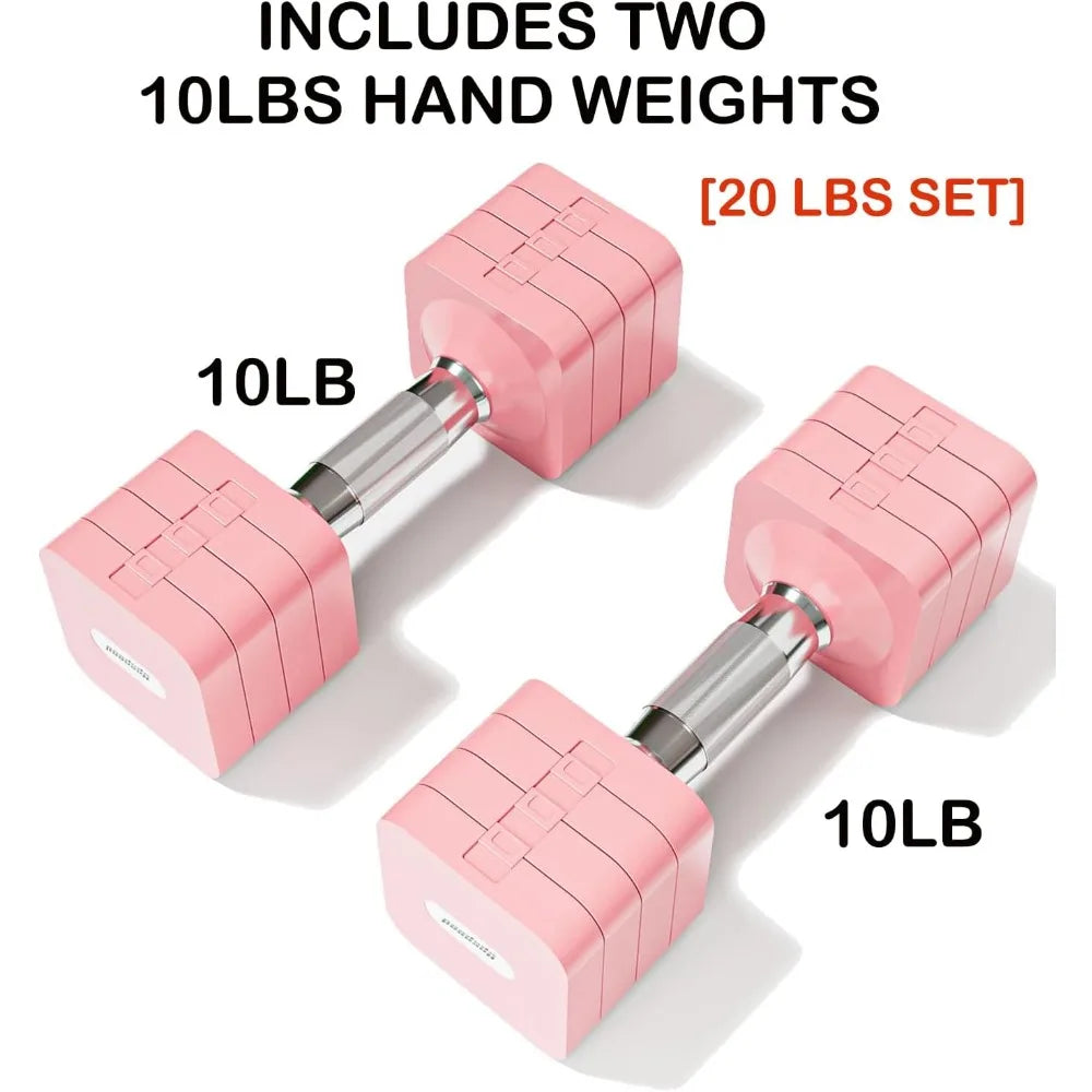 Adjustable Dumbbell Set 15LB to 50LB Free Weights Home Gym Fitness Dumbbells Set for Strength Training And Weight Loss