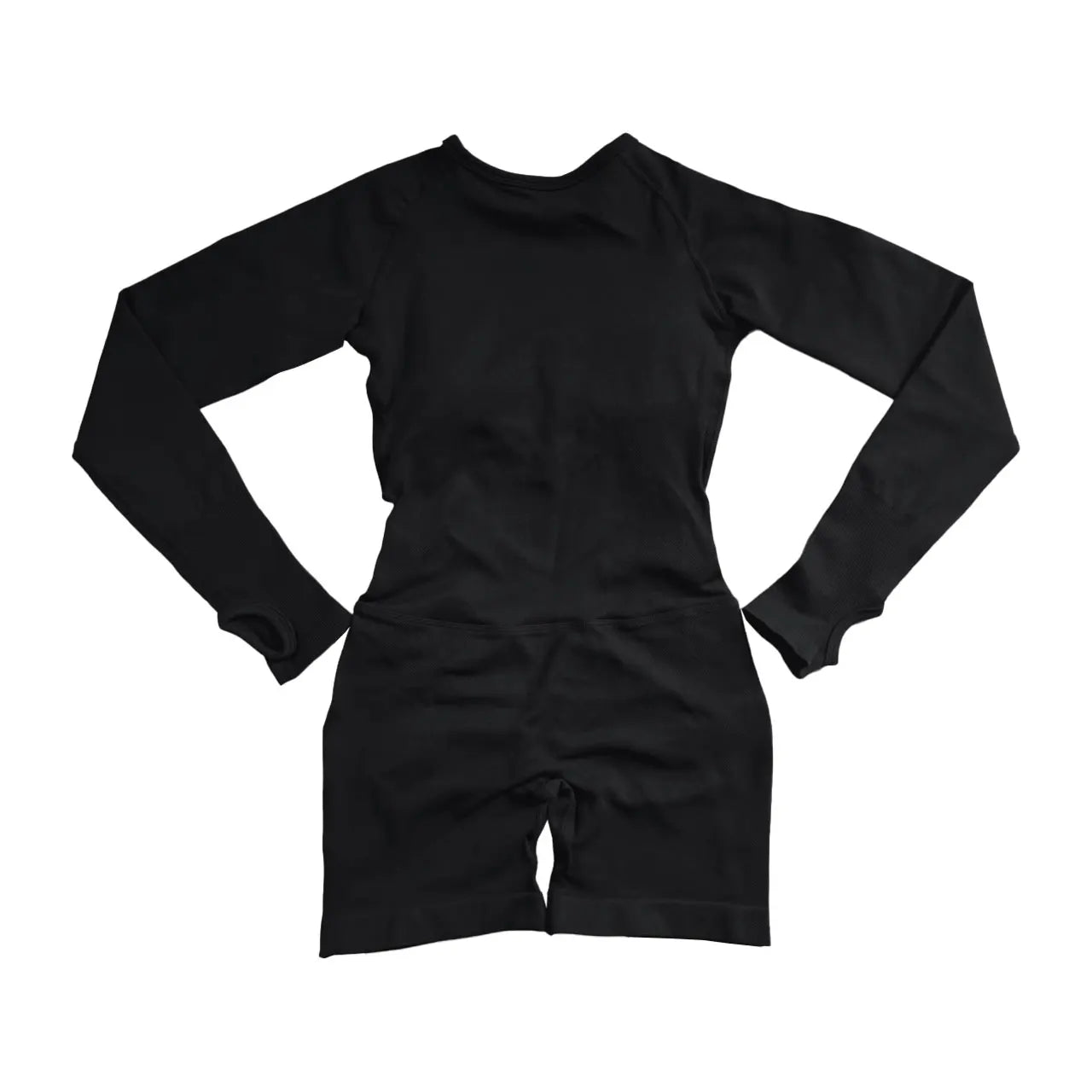 NCLAGEN Women Seamless Long Sleeve One Piece Gym Jumpsuit