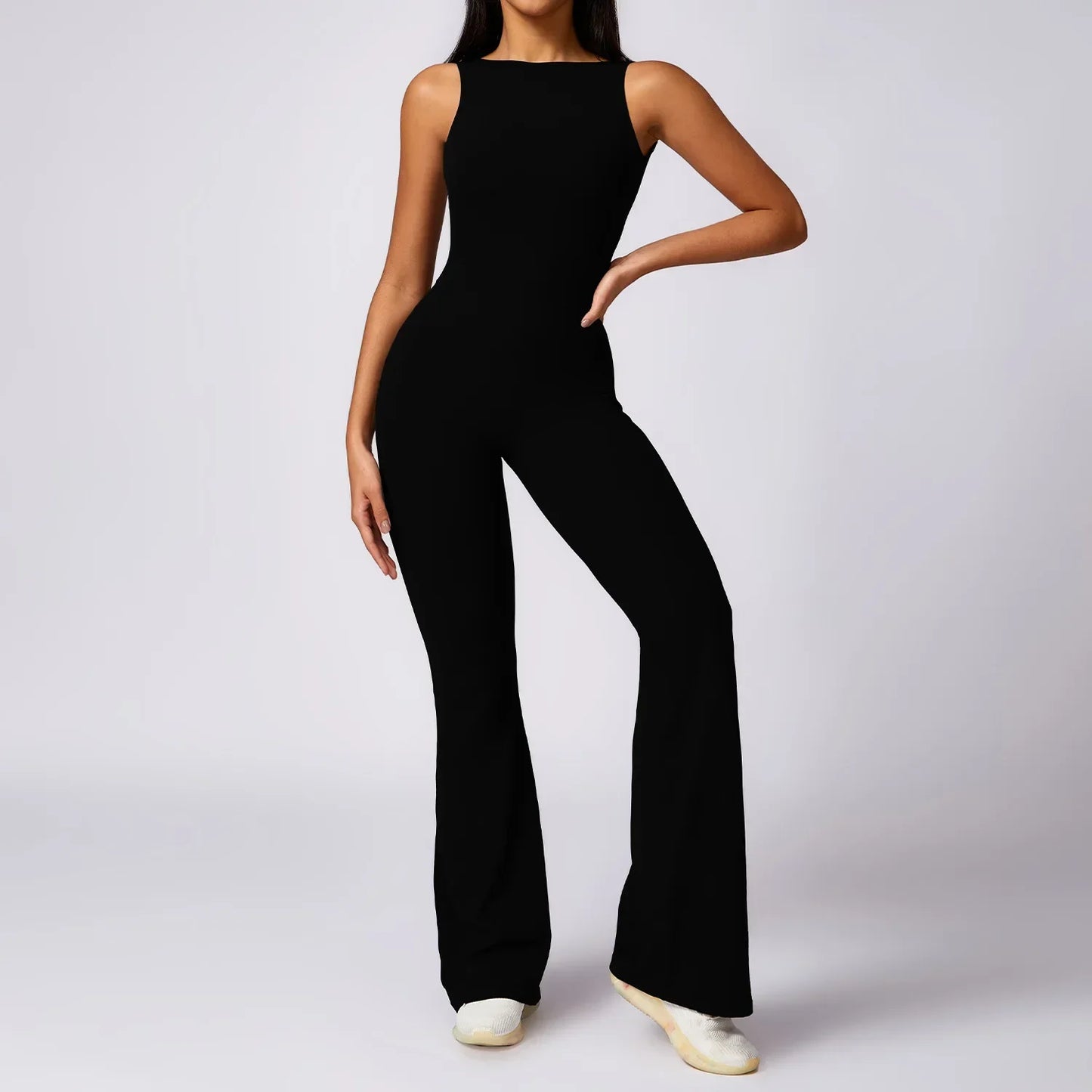 New Gym Sportswear Solid Seamless Women Training Yoga Jumpsuit Push Up One Piece Fitness Rompers Lady Workout Legging Bodysuits