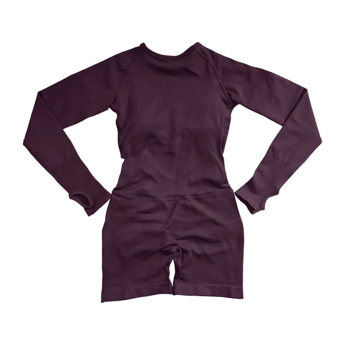 NCLAGEN Women Seamless Long Sleeve One Piece Gym Jumpsuit