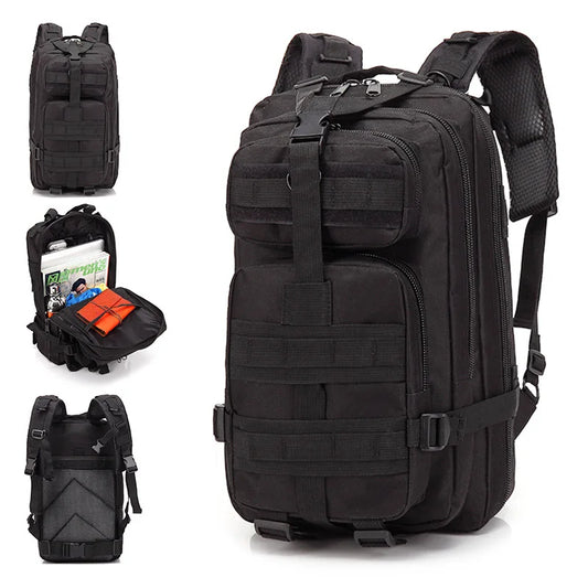 3P Off-road Large-capacity Hiking Backpack Men's Multi-functional Double-shoulder Sports Outdoor Mountain Climbing Backpack