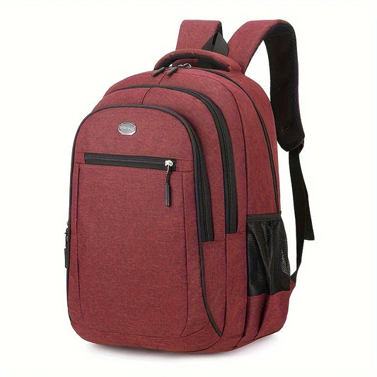 Unisex Wear-Resistant Laptop Backpack With Multi-Pocket Design