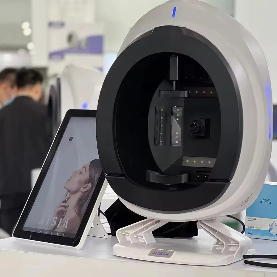 3D Facial Skin Analyzer Q1 Magic Mirror Camera Detector Portable 8 Spectrum Skincare Test Face Analysis Device for Beauty Salon