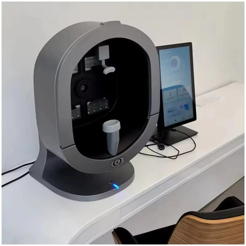 Upgraded X5 3D Ai Skin Image Analyzer High Definition Pixels Whole Facial Scanning Multi Spectrum Moisture Scalp Detection