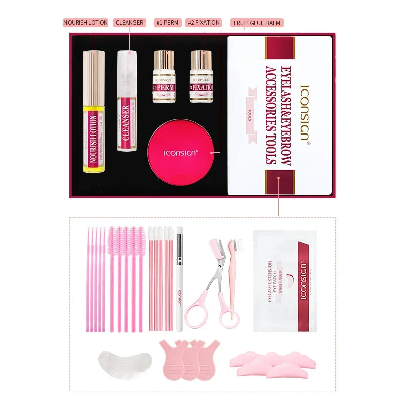 ICONSIGN 2-In-1 Lash And Brow Lifting Kit For Professional Results