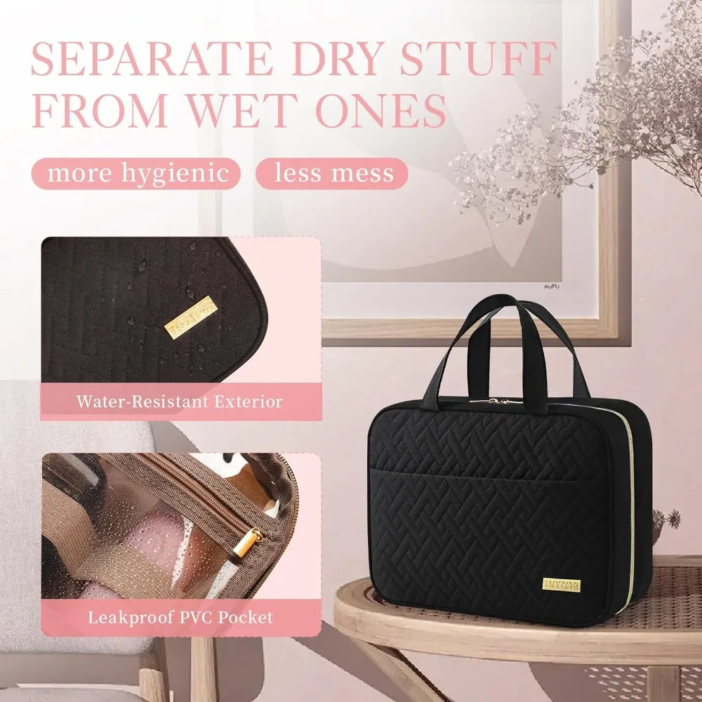 Travel Toiletry Bag Hanging Organizer Waterproof Makeup Case