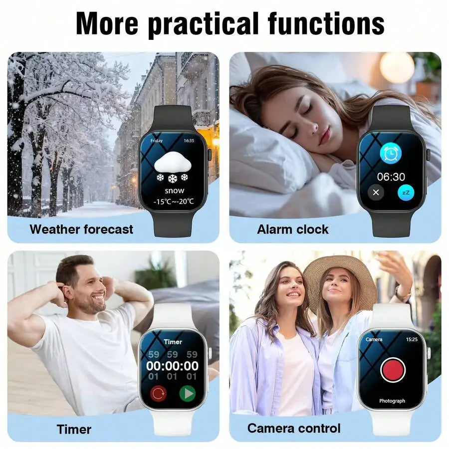 Odelettevcy Smartwatch Wireless Calling And Message Reminders