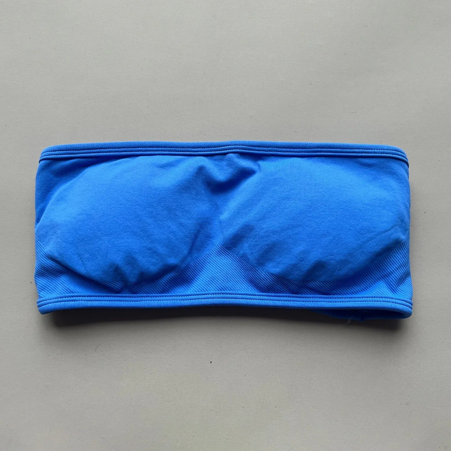 Backless Bandeau Sports Bra For Yoga And Gym Seamless Scrunch