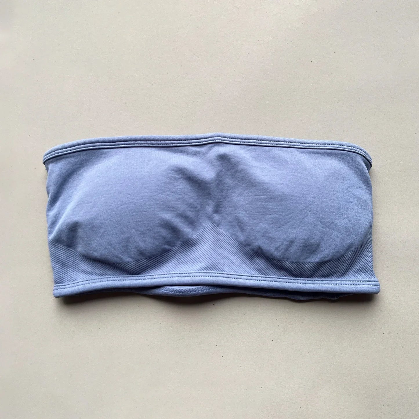 Backless Bandeau Sports Bra For Yoga And Gym Seamless Scrunch