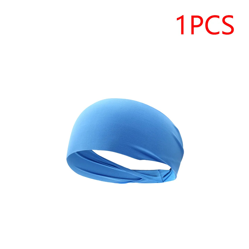 APWIKOGER Sports Headbands for Men and Women Elastic Sweatbands