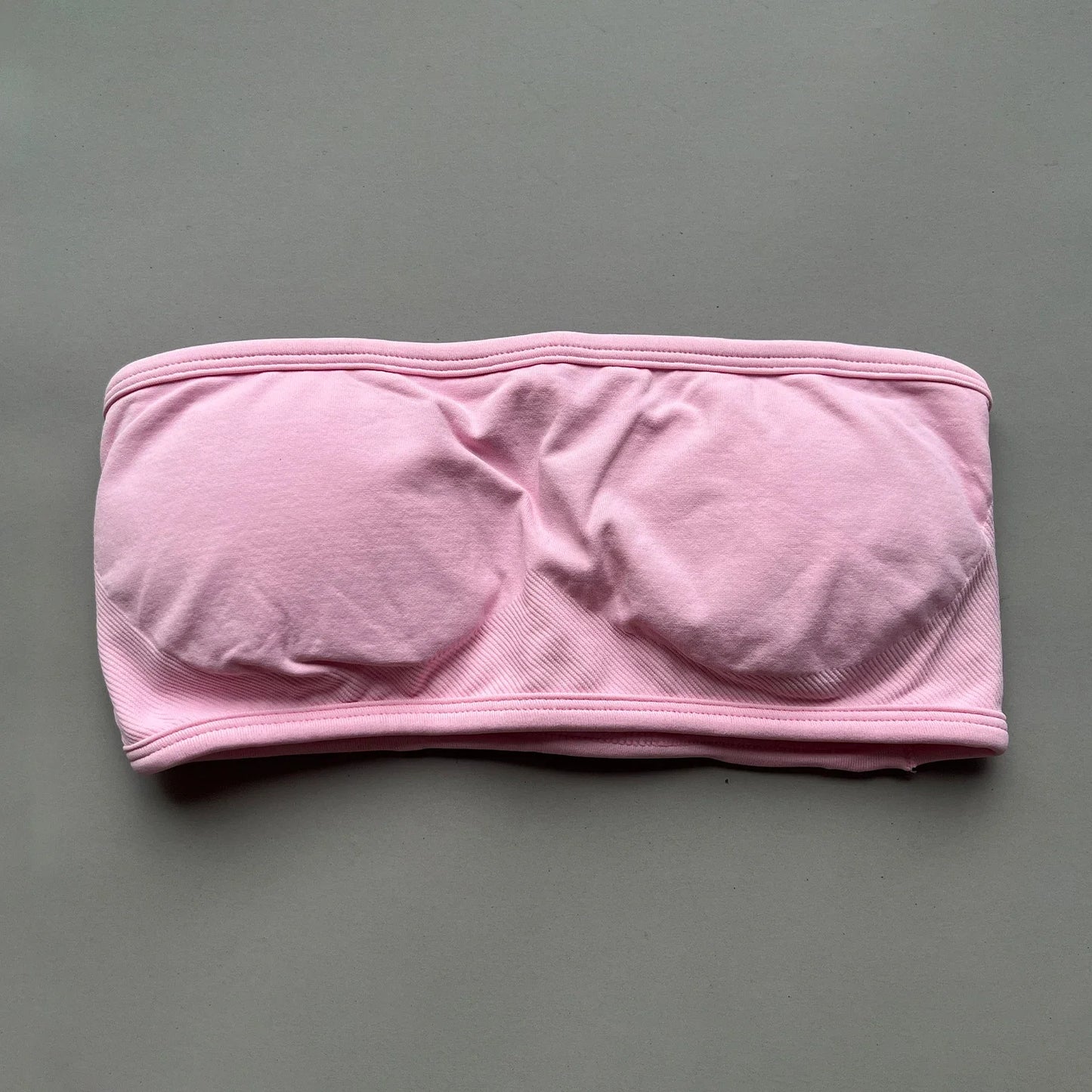 Backless Bandeau Sports Bra For Yoga And Gym Seamless Scrunch