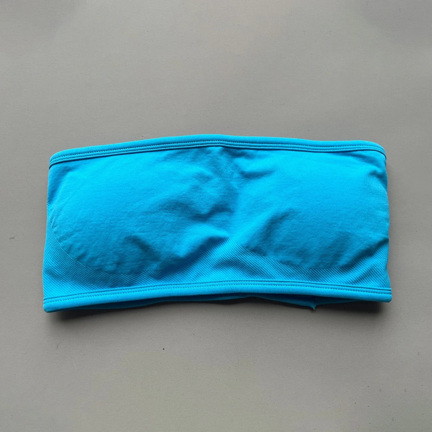Backless Bandeau Sports Bra For Yoga And Gym Seamless Scrunch