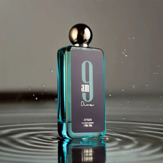 Afnan 9 AM Diving Unisex Eau De Parfum Alcohol Free