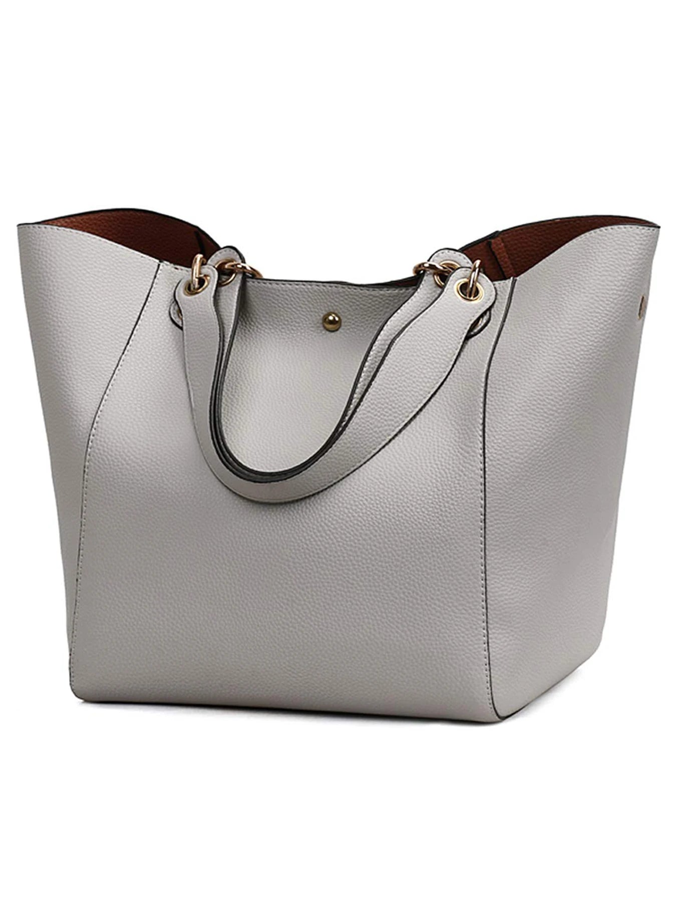 Pahajim PU Leather Tote Bag Waterproof Handbag For Women