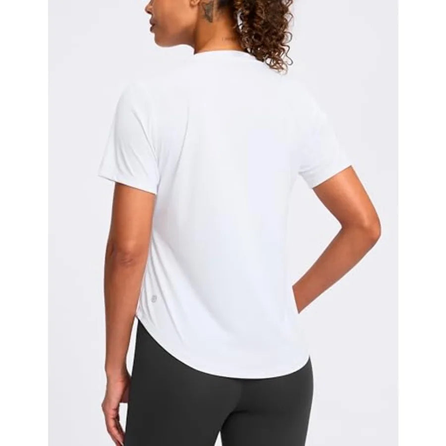 Women's UPF 50 Plus Bamboo Fiber Moisture Wicking Workout Shirt