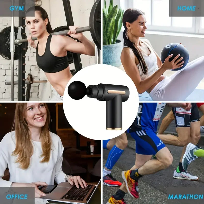 Deep Tissue Electric Massage Gun For Full Body Muscle Relaxation