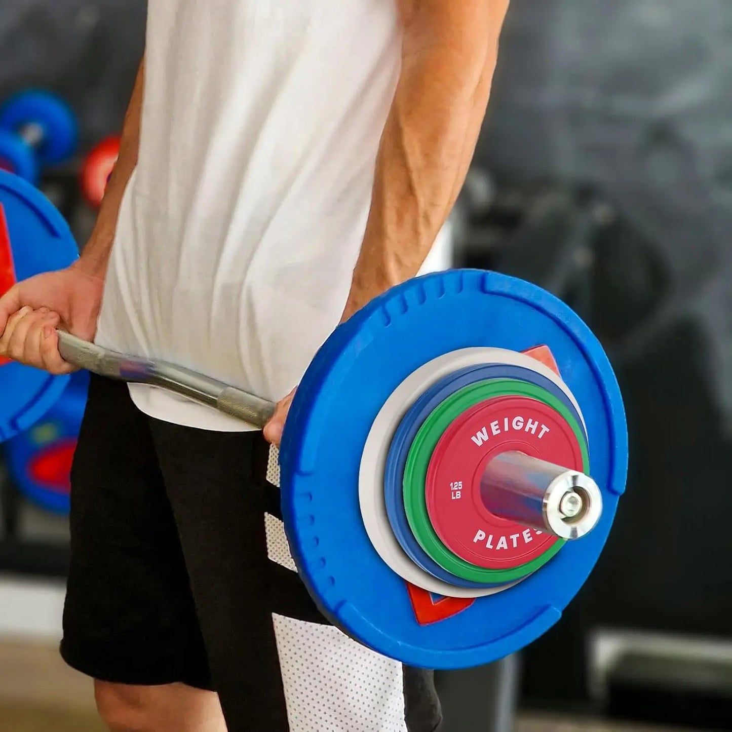 TWISTER.CK Rubber Bumper Weight Plates Set For Barbell Training