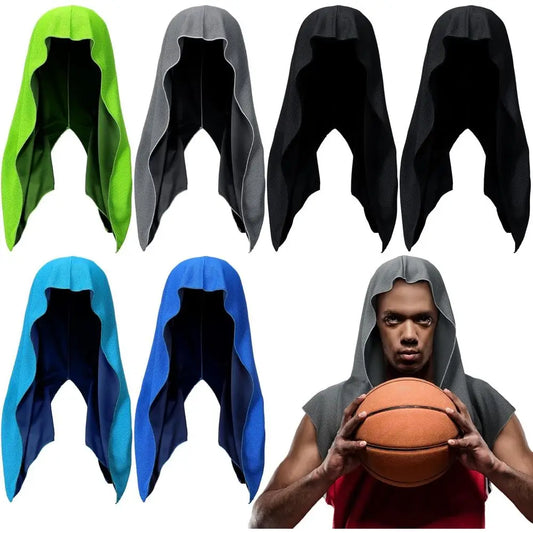 Cooling Hoodie Towel Set, 6-Pack, Sport Cooling Towels, Breathable, Chilly, Camping, Absorbent Microfiber Towels