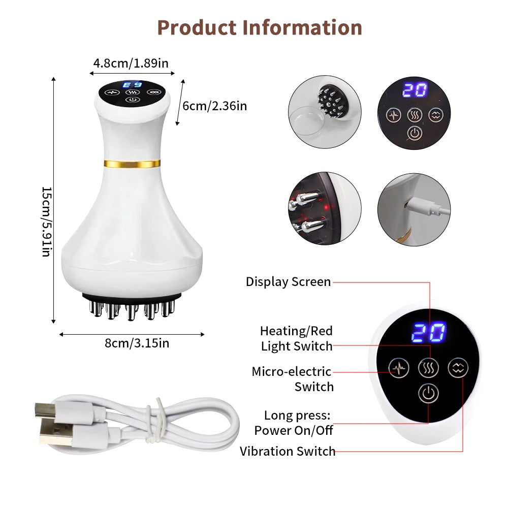 Jitesy Lymphatic Drainage Massager With Heat And Vibration Body Sculpting